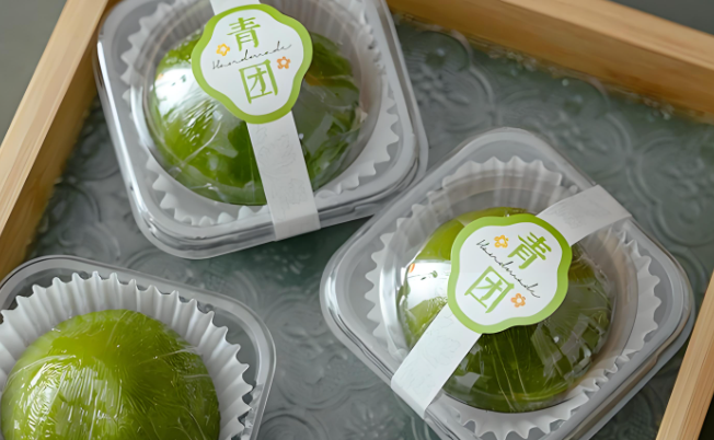 龍應盒裝青團全自動封口機
